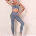 Nuovo set di abbigliamento sportivo tie dye da donna