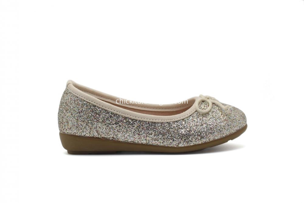 Glitter Bowknot TPR Ballerinas shoe