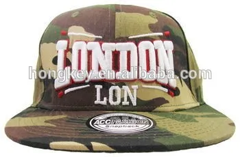 LONDON camouflage printing cap
