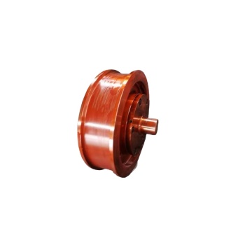 China Factory Professional Supply Forged Steel Double Flange Crane Rail Wheels with Shaft