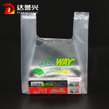 Colorful Small Shopping T-shirt Carryout Bag