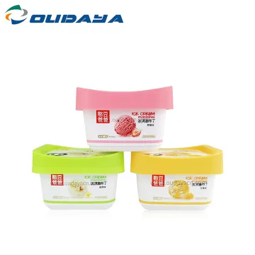 wholesale PP square custom logo plastic pudding cup