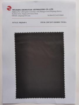 230t Dty Dobby Twill Lining Fabric