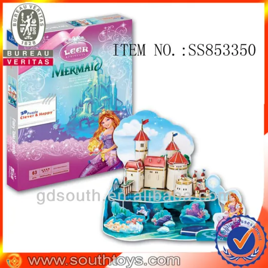 world famous building puzzle castle house model