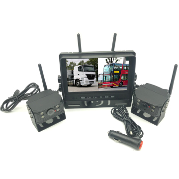 WIFI 2CH Monitor SD Card Camera Set MDVR for Trucks and Buses