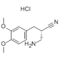 Chlorhydrate de L-3- (3,4-diméthoxyphényl) -alpha-amino-2-méthylpropionitrile CAS 2544-13-0