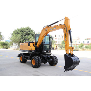 JGM9075 China New Hydraulic Wheel Excavator for Sale