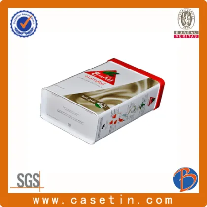 metal tea canister tinplate tea canister white tea canister