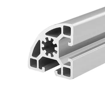 Aluminum Profile Manufacturer: 45 Serie 6063T5 Semi-Circular Aluminium Profiles for T10-slot Frameworks