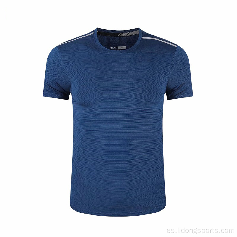 Camiseta de camiseta de calidad para hombres de verano camisetas reflectantes reflectantes