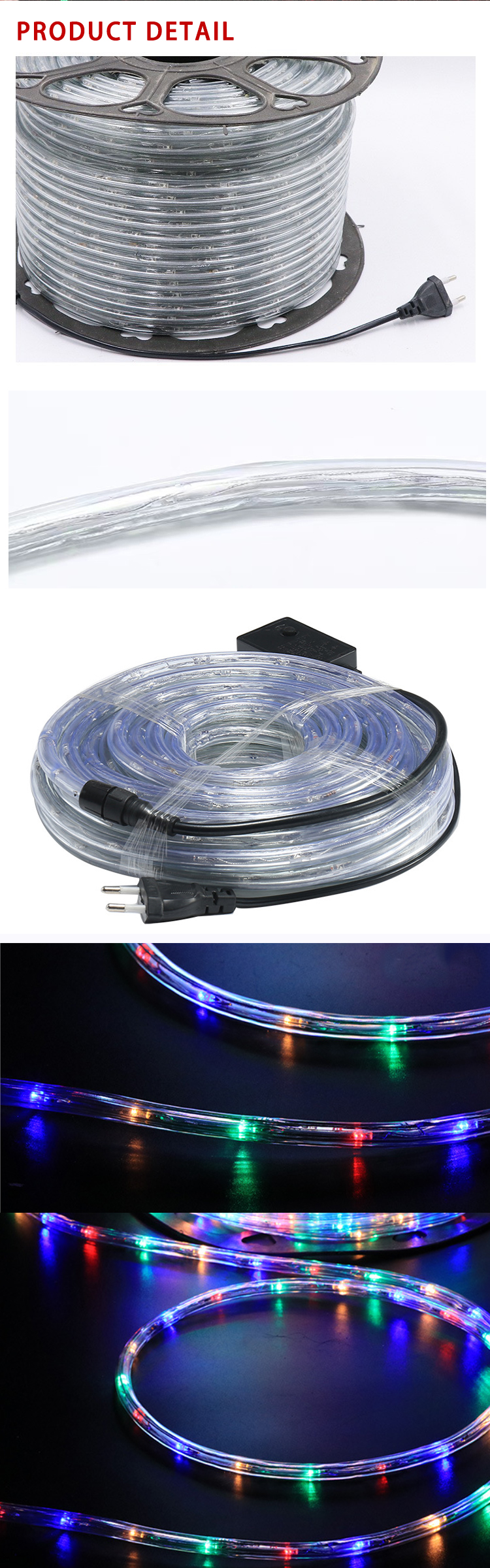 220-240v 3528 Led Rope Light For Gardens - Low Power Consumption, High ...