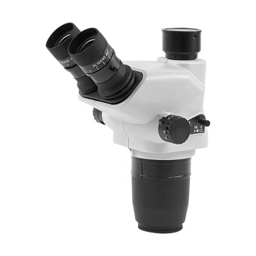 Harga Terbaik ZM-6745TX 6.7x-45x Greenough Optical Trinocular Zoom Stereo Mikroskop Kepala dengan Opsional Light Split Opsional