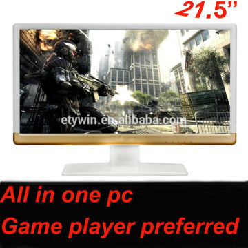 all in one pc,Wall mount gaming computer built-in all in one pc case 21.5"LED monitor desktop computer without CPU