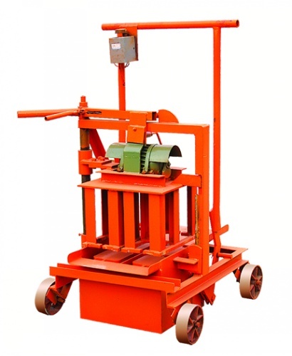 Small Investment Mobile Hollow Block Machine (QM40A)