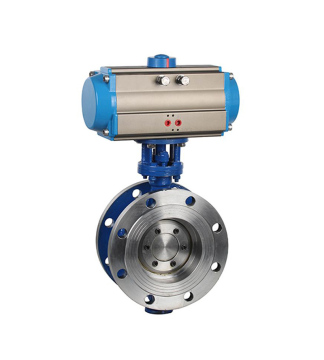 Pneumatic Butterfly Valve With Pneumatic Actuator