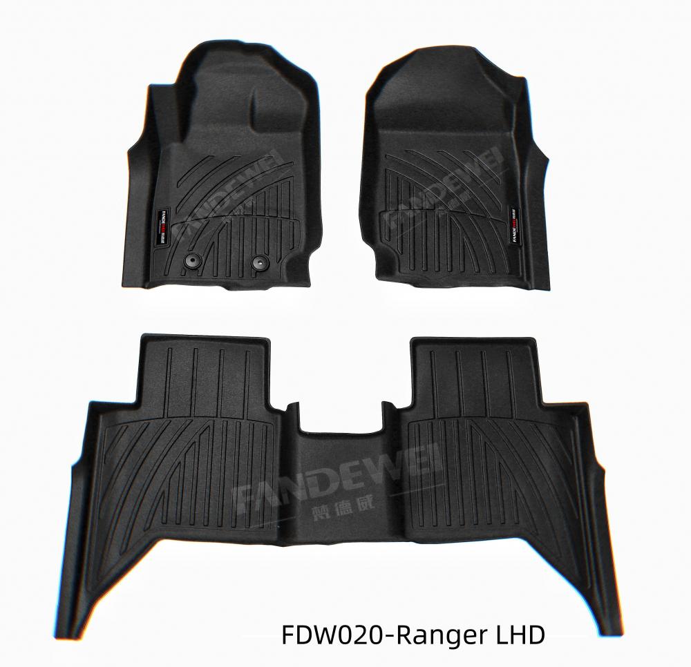 TPV durable car mat for Mazda BT50