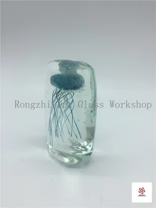 Beautiful Octopus Glass Paperweight