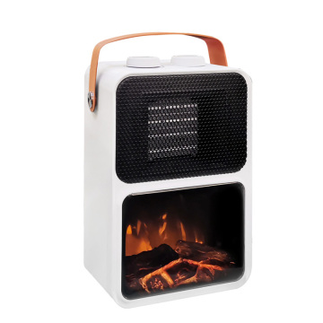 1200W/600W Quiet Space Heater Air Fan Portable Electric Space Heater with Thermostat Office Room Desk Indoor