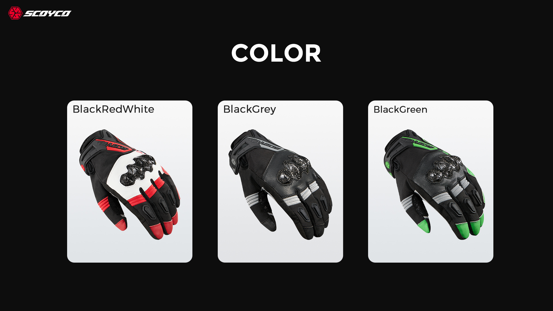 Anti-slip motorcycle gloves