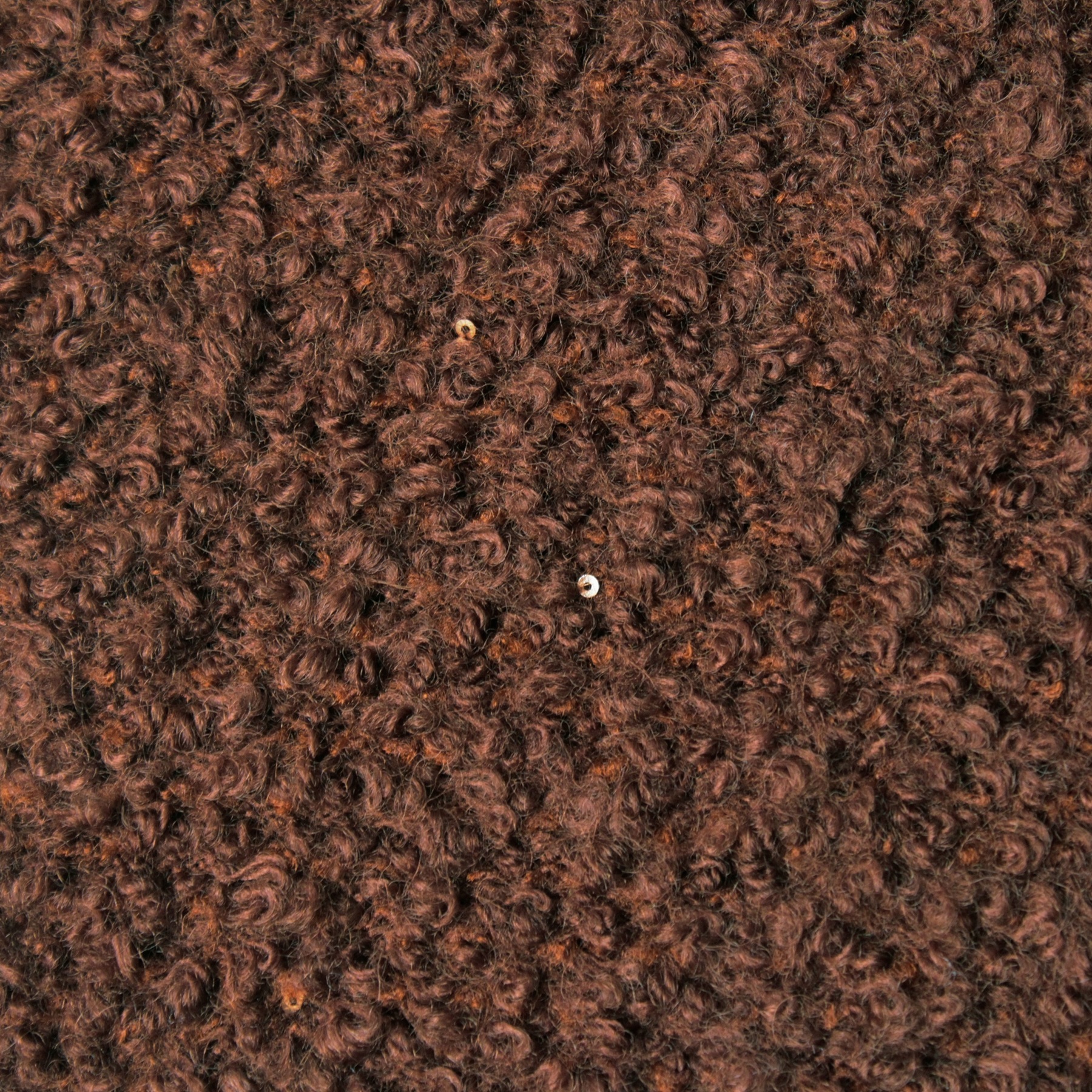 Wool Polyester Sequin Fabric