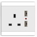 BS -Standeranlage mit doppelter USB