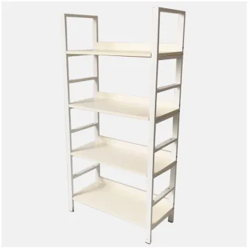 4 Layer Metal Leaning Ladder Shelf Bookcase