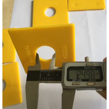 Yellow Plastic ABS Square Washer