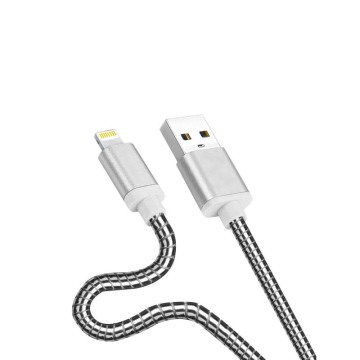 usb data cable stainless steel wire phone cable charger usb cable bulk for sale