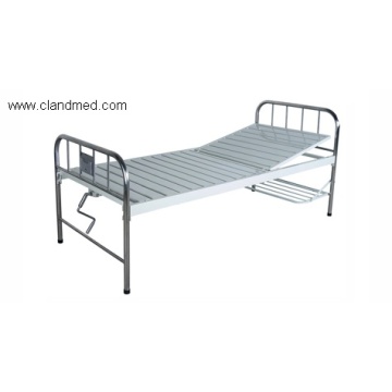 Double-folding bed