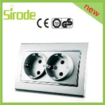 European German French 3p Surface Wall Socket