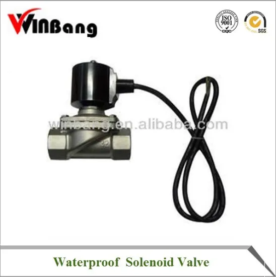 Stainless Steel Direct Acting Waterproof Solenoid Valve