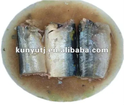canned sardines in brine in club can