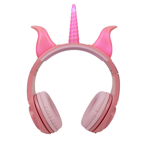 Colorful LED Lights Kids Headphones