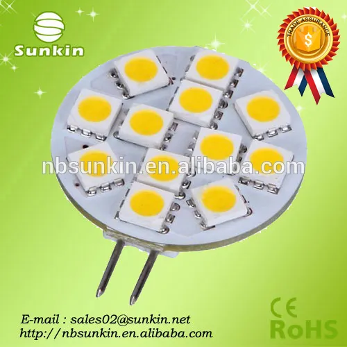 Trade Assurance led g4 plate 5050 SMD 3000k 4500k 6000k with 2 years warranty
