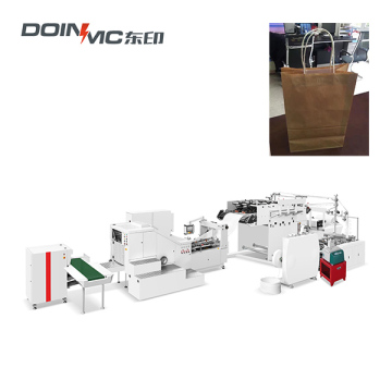 Automatische boodschappenmachine met papieren zak maken