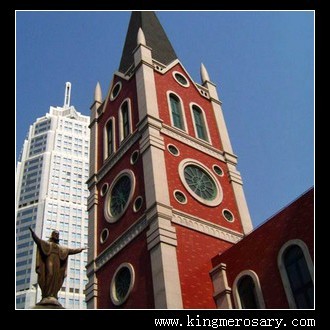 Sacred Heart of Jesus Catholic Church in Shanghai of China
