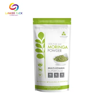 Laminated Foil Stand Up Pouch For Powder