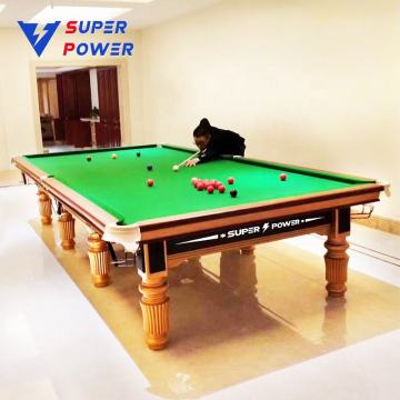 Factory Direct 12ft Snooker Billiards Table: Affordable Wholesale Prices for International Competitions