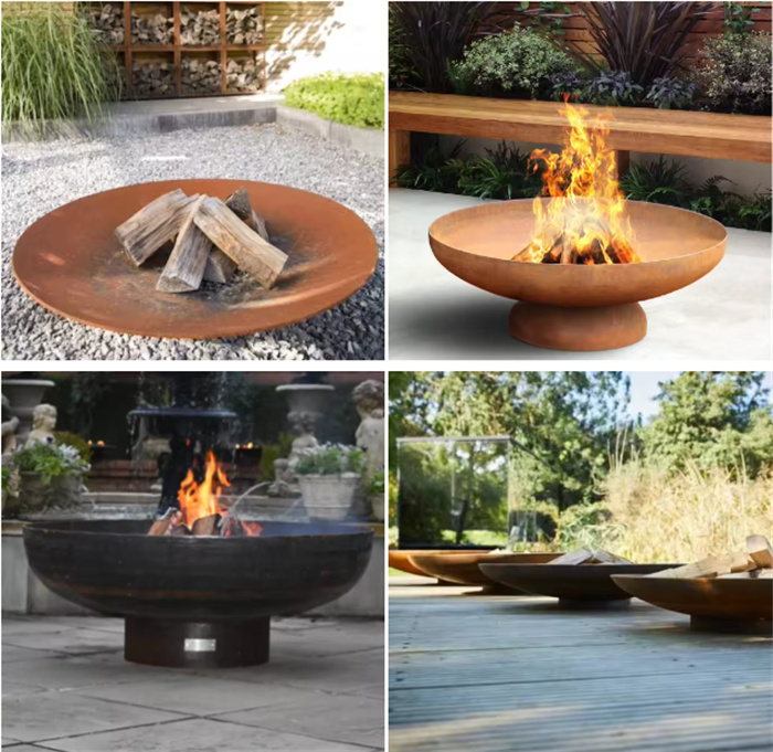 wood fire pit