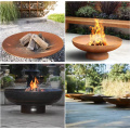 Square Modern Outdoor Steel Fire Pits