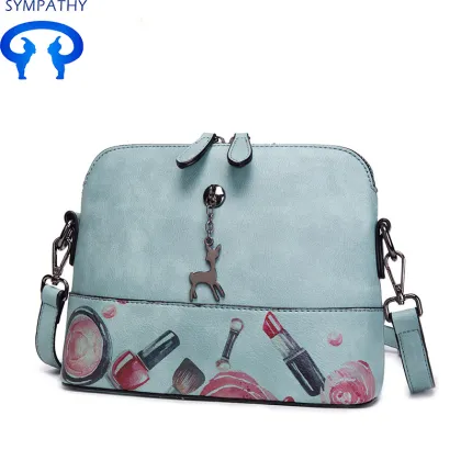 With a single shoulder shell bag