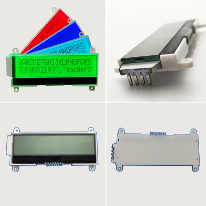RGB Background Liquid Crystal Display (LCD) 20x2 Character Display Modules - 2002 Series