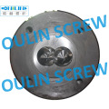 Twin Conical Screw and Barrel for Hans Weber Extrusion, Window Profile, Pipe, WPC, Granulation