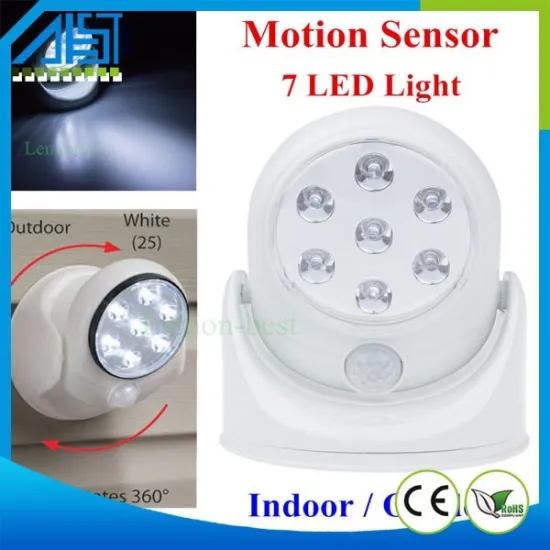 360 Degree Rotation Wireless LED Motion Sensor Security Light