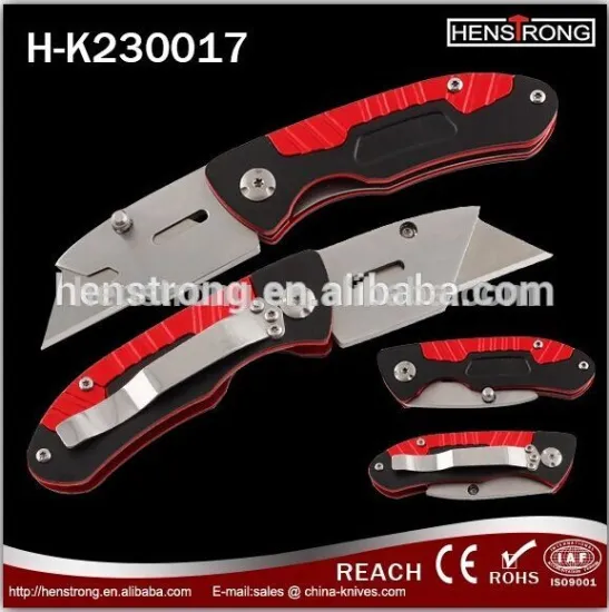 New Design Sand Polish Stainless Steel Utility Cutting Knife