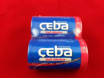 CEBA Super Alkaline Batteries size D lr20 Flashlight