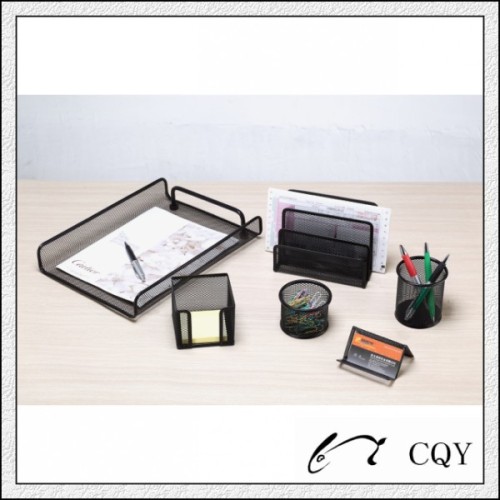 Wire Mesh Office Set With 6 Items, High Quality Wire Mesh Office Set ...