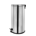 Stainless steel pedal trash can