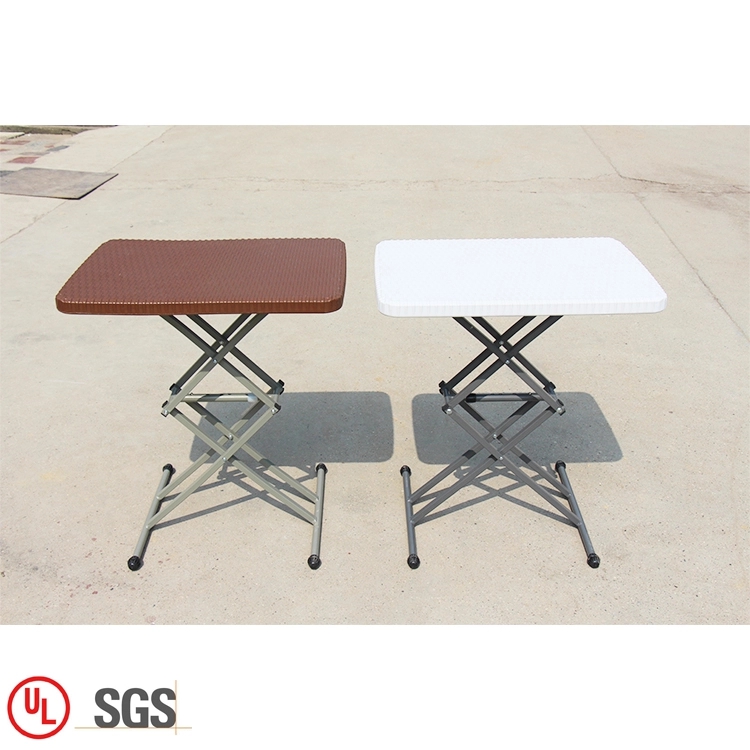 Adjust-height Plastic Dining Table