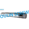 55mm Double Parallel Screw Barrel for PVC Sheet/ Profile/ Pipe/ Pellets